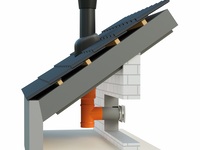 Vallox Einzelraumlüfter B 44: Dezentrale Wohnraumlüftung für Schrägdächer