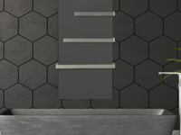 Vitramo Infrarot Badheizkörper in anthrazit