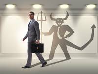 Teufel im Businessman