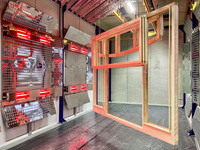 Rotlichtbereich: Die Halogentrocknung ist ebenfalls wichtiger Baustein für das perfekte Oberflächendesign