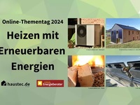 Heizen mit Erneuerbaren Energien: Online-Thementag bietet Expertenwissen und Praxislösungen