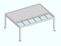 Lamellendach von TS-Aluminium: Licht und Schatten perfekt kombiniert