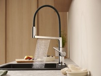 Hansgrohe Talis Select M54 PowderSpray: Die etwas andere Küchenarmatur