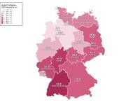 Im Südwesten der Bundesrepublik ist der Fertigbauanteil am höchsten, aber auch im Norden wächst das Interesse an Fertighäusern.
