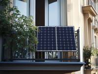 Auch an kleinen Balkonen kann eine Mini-PV-Anlage installiert werden. Wichtig: Die Sonneneinstrahlung muss passen.