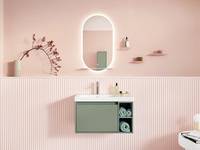 Villeroy &amp; Boch Skyla: Runde und asymmetrische Badmöbel