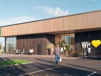 Supermarkt aus Holzbausteinen: Gesteckt und gedübelt