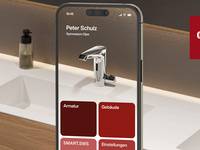 Die neue Armaturengeneration E² von SCHELL punktet mit innovativer Technologie, wie einem ToF-Sensor, integriertem Bluetooth® und Direktsteuerung per App.
