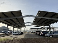 Wi Solar PV-Parkplatzüberdachung mit Speicher