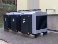 Kaskade Wärmepumpe von Remko in Waffelfabrik