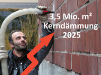 Jahreszahlen EInblasdämmung