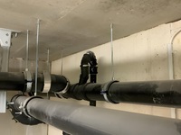 Rückstauschleife unterhalb der Erdgeschossdecke