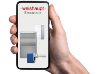 Weishaupt: Neue App für Er­satz­tei­le