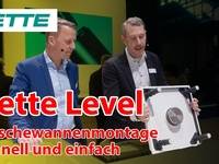 ISH 2023 | Duschwannenmontage in 30 Sekunden - Bette Level
