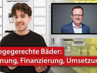 Pflegegerechte Bäder: Planung, Finanzierung und Umsetzung von altersgerechten Bädern | haustec TV