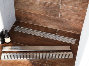 Linear, Piano und Signature: Drei Design-Roste für ACO ShowerDrain