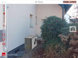 Augmented Reality-App von Stiebel Eltron