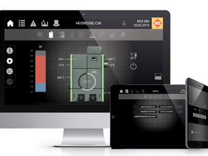 HDG: Scheitholzkessel über das Internet zünden