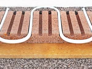Bodensystem für Fußbodenheizung: Wärme- und Trittschalldämmung in einem