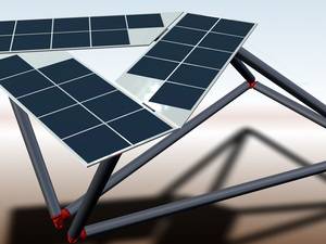 Ultraleichtes Solarmodul: Gewicht um zwei Drittel reduziert