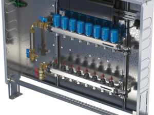 Die Verteilerstation Comfort Port von Uponor