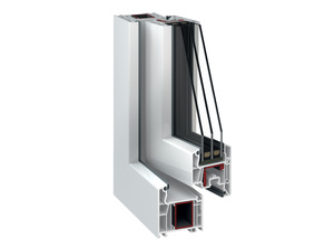 Gugelfuss: Kunststoff-Fenster-System Therm 76 AD