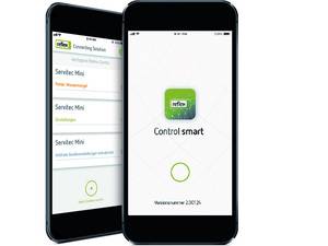 Überwachung der Servitec Mini per App: Reflex Control Smart