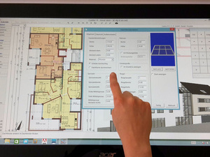 CADDER-Tablet: Smartes CAD für den Hochbau