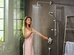 Duschstrahl PowderRain von hansgrohe