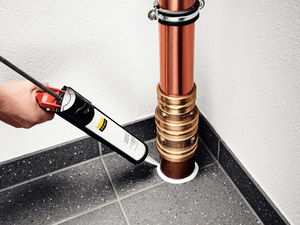 Viega Brandschutz-Kitt: Leitungsdurchführungen einfach verschließen