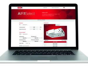 Helios AIR1Select: RLT-Geräte online konfigurieren