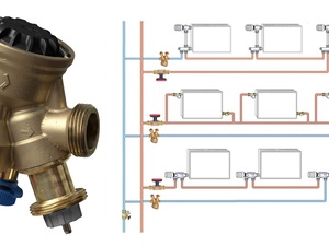 Automatischer hydraulischer Abgleich in Einrohrheizungen