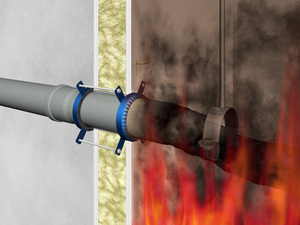 Wie funktioniert eigentlich eine Brandschutzmanschette?
