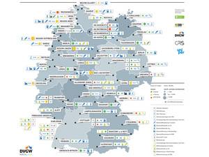 DVGW Power-to-Gas-Karte: Deutschland an Spitzenposition in Europa
