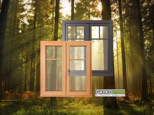 Holz-Aluminium Design: Gayko Hybrid-Fenster Woodline