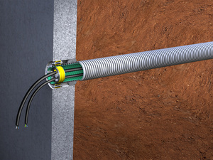 Fränkische: Bis zu drei Kabel sicher in Gebäude einführen