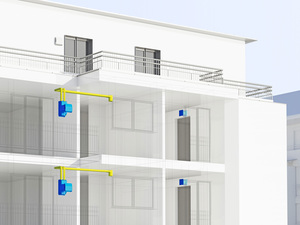 Lüftungssystem freeAir von bluMartin