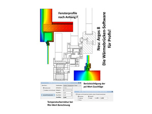 ZUB Argos 8: Wärmebrücken bei Fenstern präzise berechnen