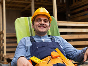 Der Handwerker im Frühling