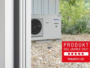 haustec.de Produkt des Jahres 2021: Die Monoblock-Wärmepumpe von Panasonic