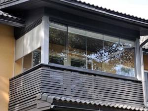Lumon: Plissees für die Balkon- und Terrassen-Verglasung