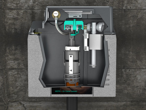 Mepa A31/B31: Leicht montierbarer UP-Spülkasten plus Service-Paket