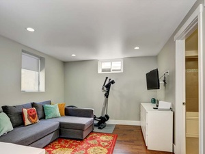 Wohnbereich im Souterrain