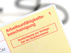Arbeitsunfähigkeitsbescheinigung