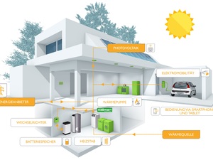 Große Wärmepumpen mit integriertem Energiemanager: Gesamtenergielösungen