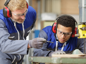 Auszubildender im Handwerk
