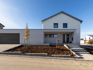 Faszinierende Fassaden: Putzgestaltung mit feinem Einlagen-Kratzputz Presto One