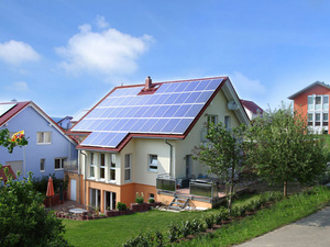 Photovoltaikanlage auf einem Haus