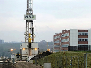 Bohrplatz über der ehemaligen Zeche Dannenbaum.