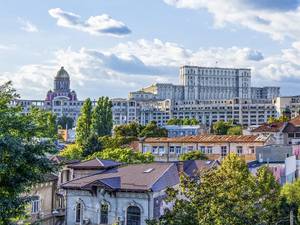 Goldene Dächer für Bukarest